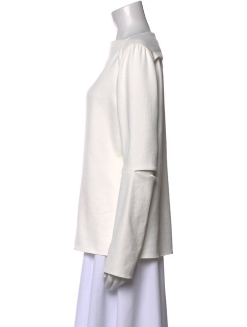 Tibi Bateau Neckline Long Sleeve Tunic