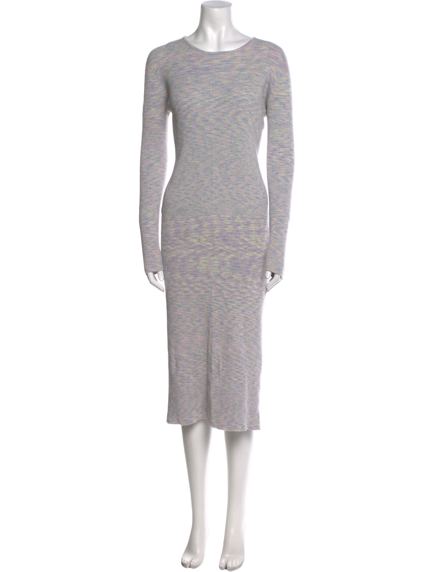 Tibi Scoop Neck Midi Length Dress