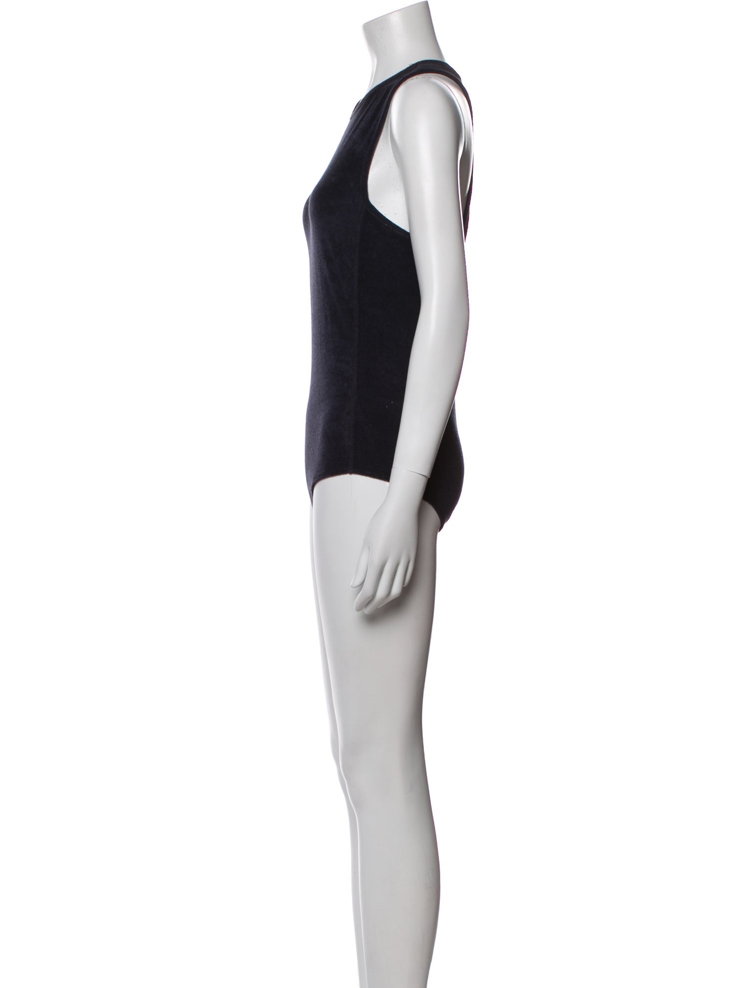 Tibi Crew Neck Sleeveless Bodysuit