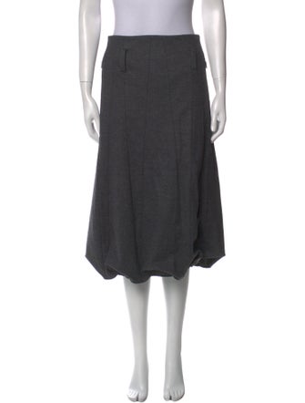 Tibi Wool Knee-Length Skirt