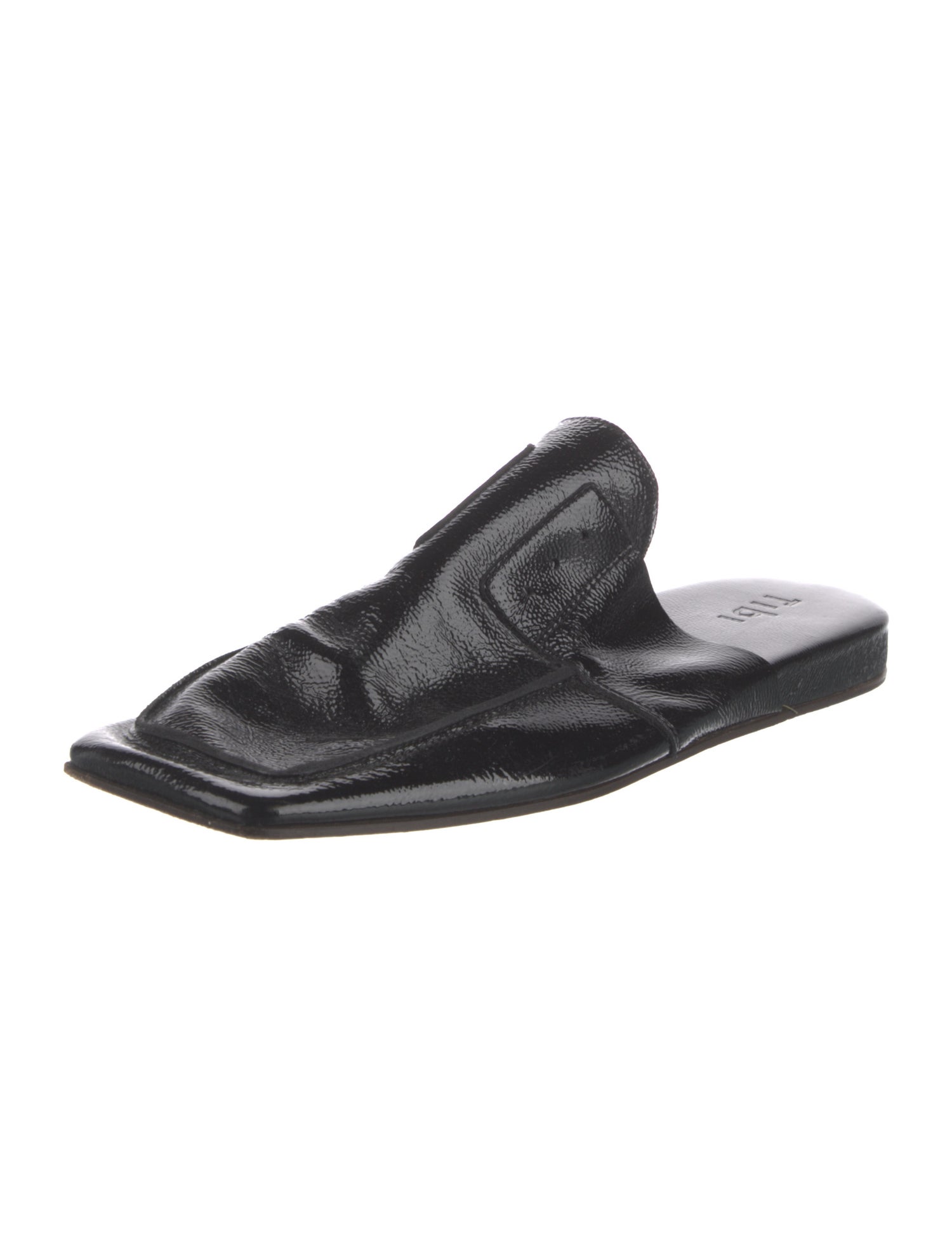 Tibi Patent Leather Mules