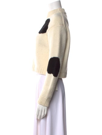 Tibi Printed Mock Neck Sweater