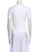 Tibi Crew Neck Short Sleeve Top