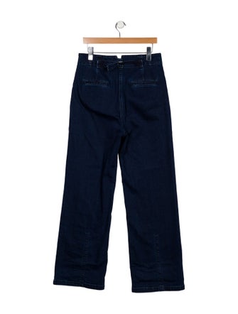 Tibi High-Rise Wide Leg Jeans