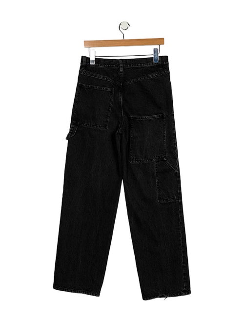 Tibi High-Rise Wide Leg Jeans