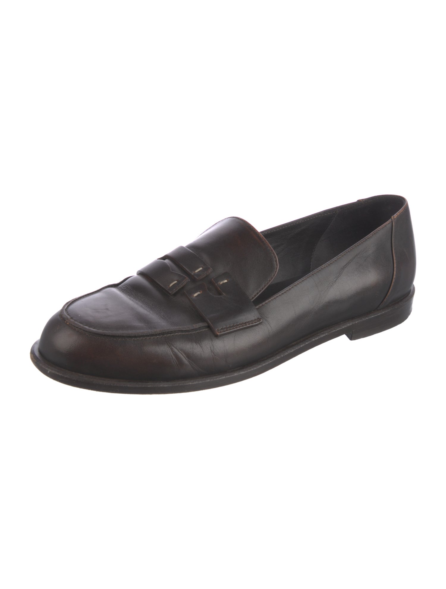 Tibi Leather Loafers
