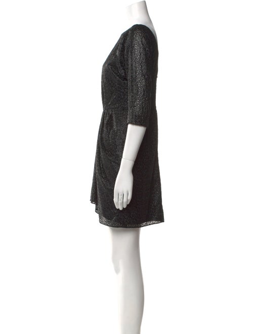 Tibi Bateau Neckline Mini Dress