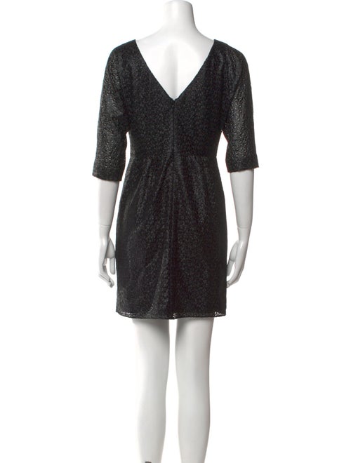 Tibi Bateau Neckline Mini Dress