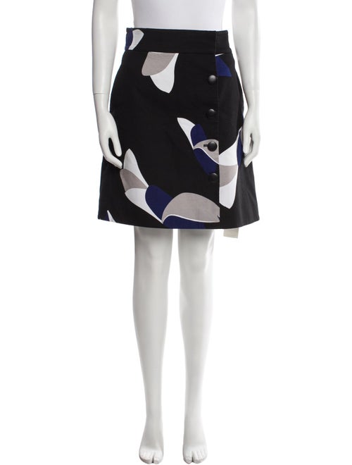 Tibi Printed Knee-Length Skirt