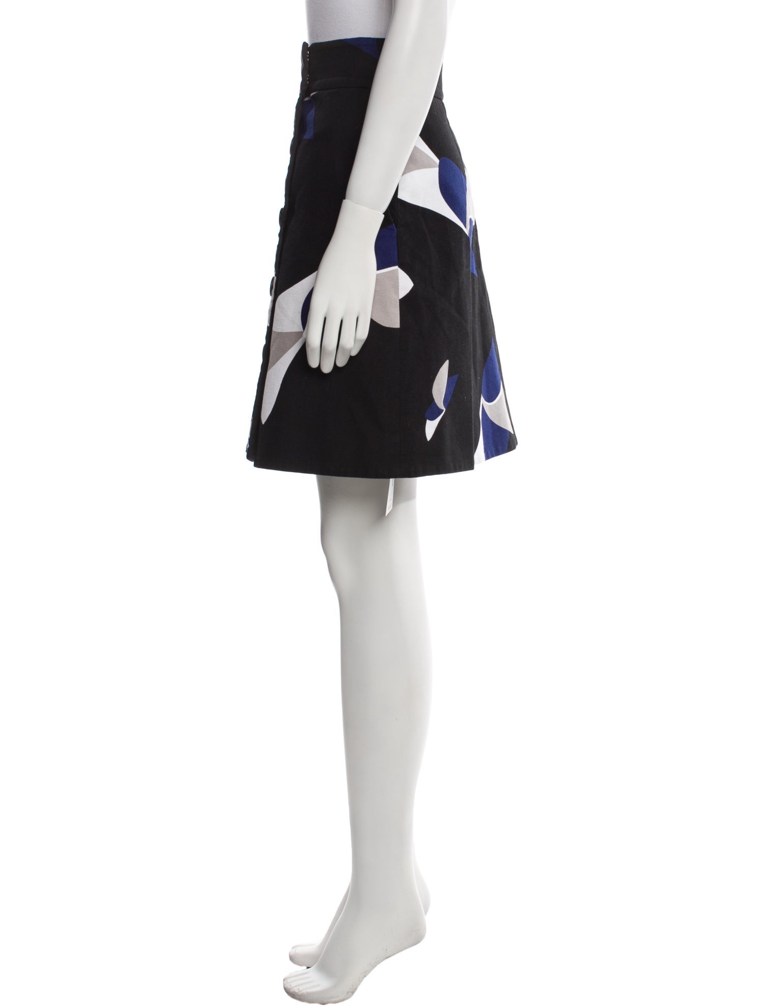 Tibi Printed Knee-Length Skirt