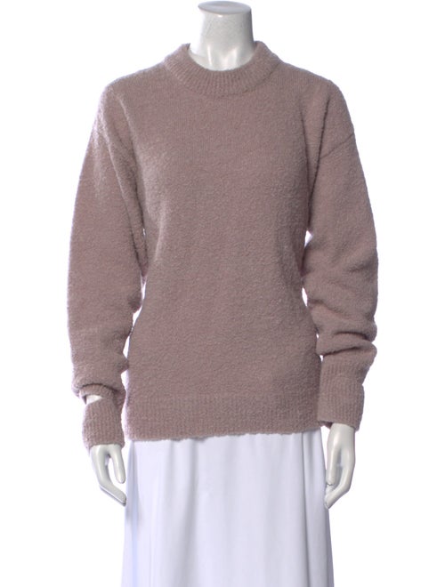 Tibi Alpaca Crew Neck Sweater