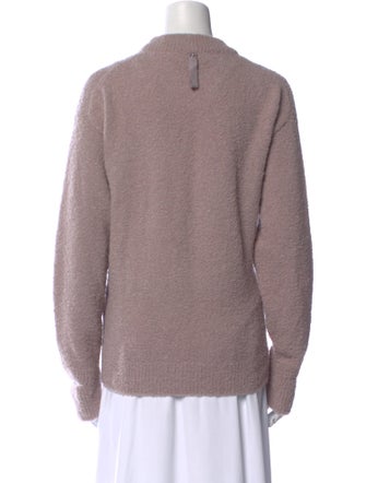 Tibi Alpaca Crew Neck Sweater