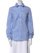 Tibi Long Sleeve Button-Up Top