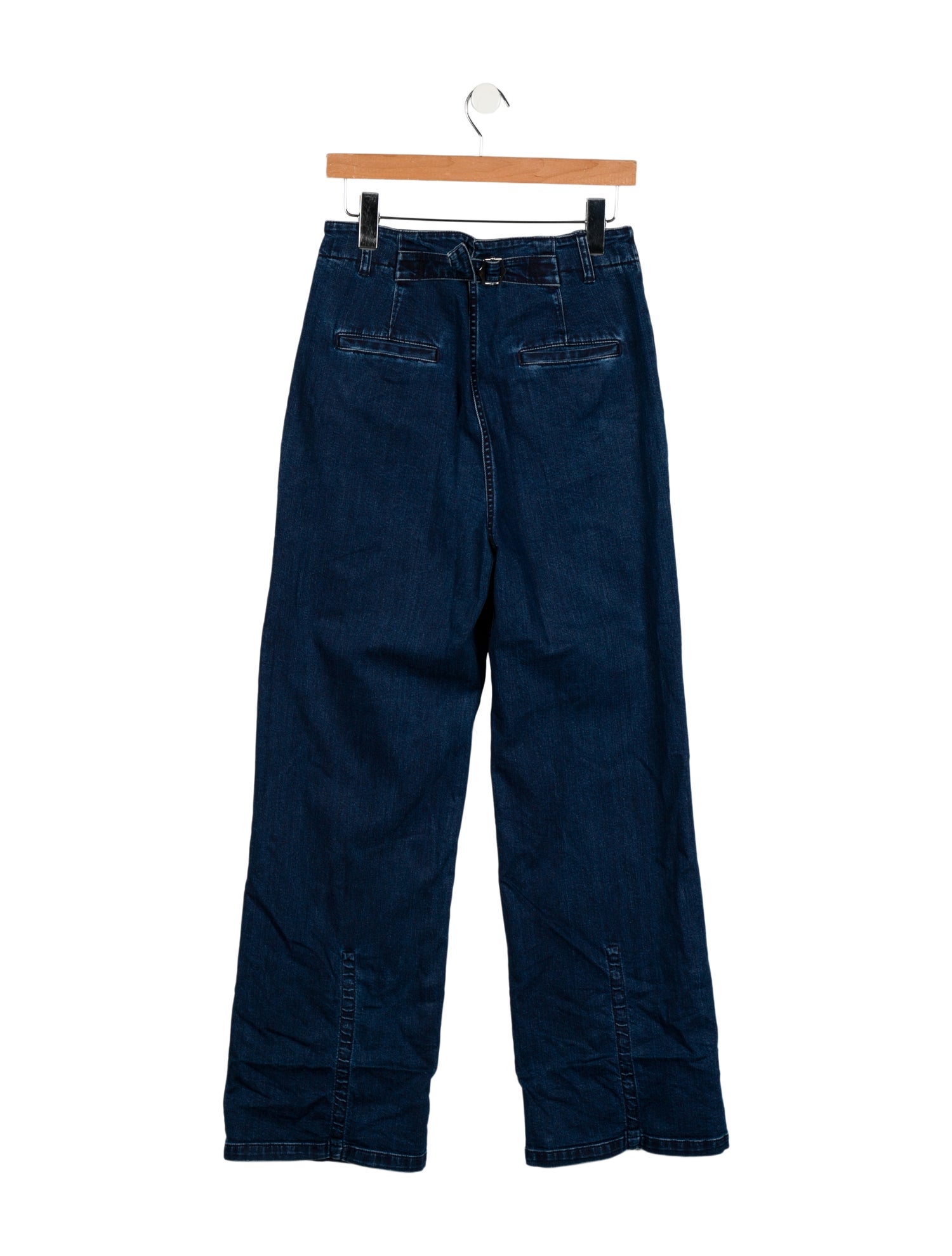 Tibi High-Rise Wide Leg Jeans