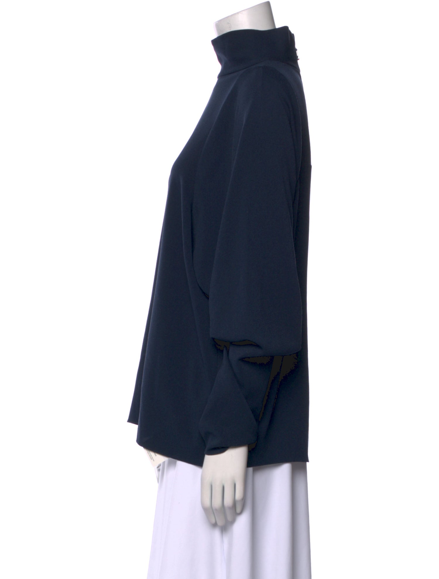 Tibi Turtleneck Long Sleeve Sweatshirt