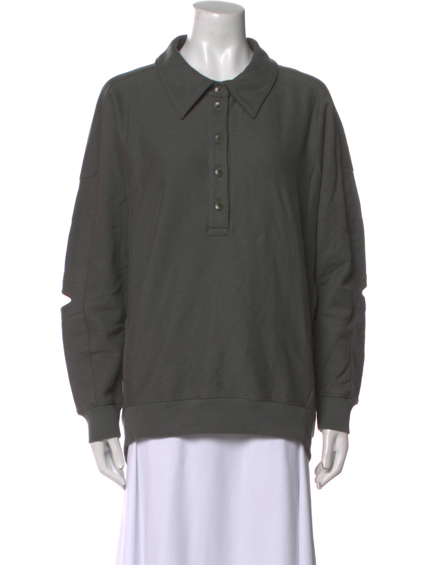 Tibi Long Sleeve Sweatshirt