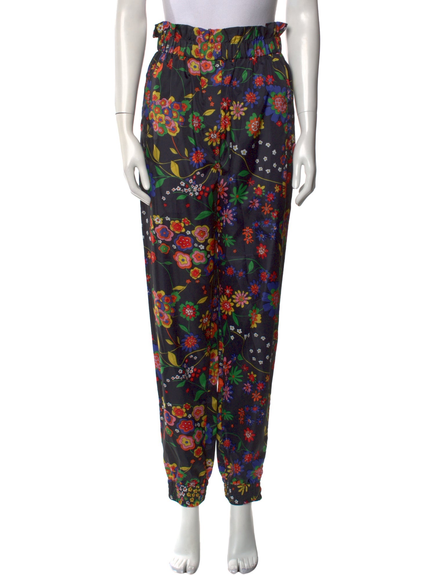 Tibi Floral Print Skinny Leg Pants w/ Tags