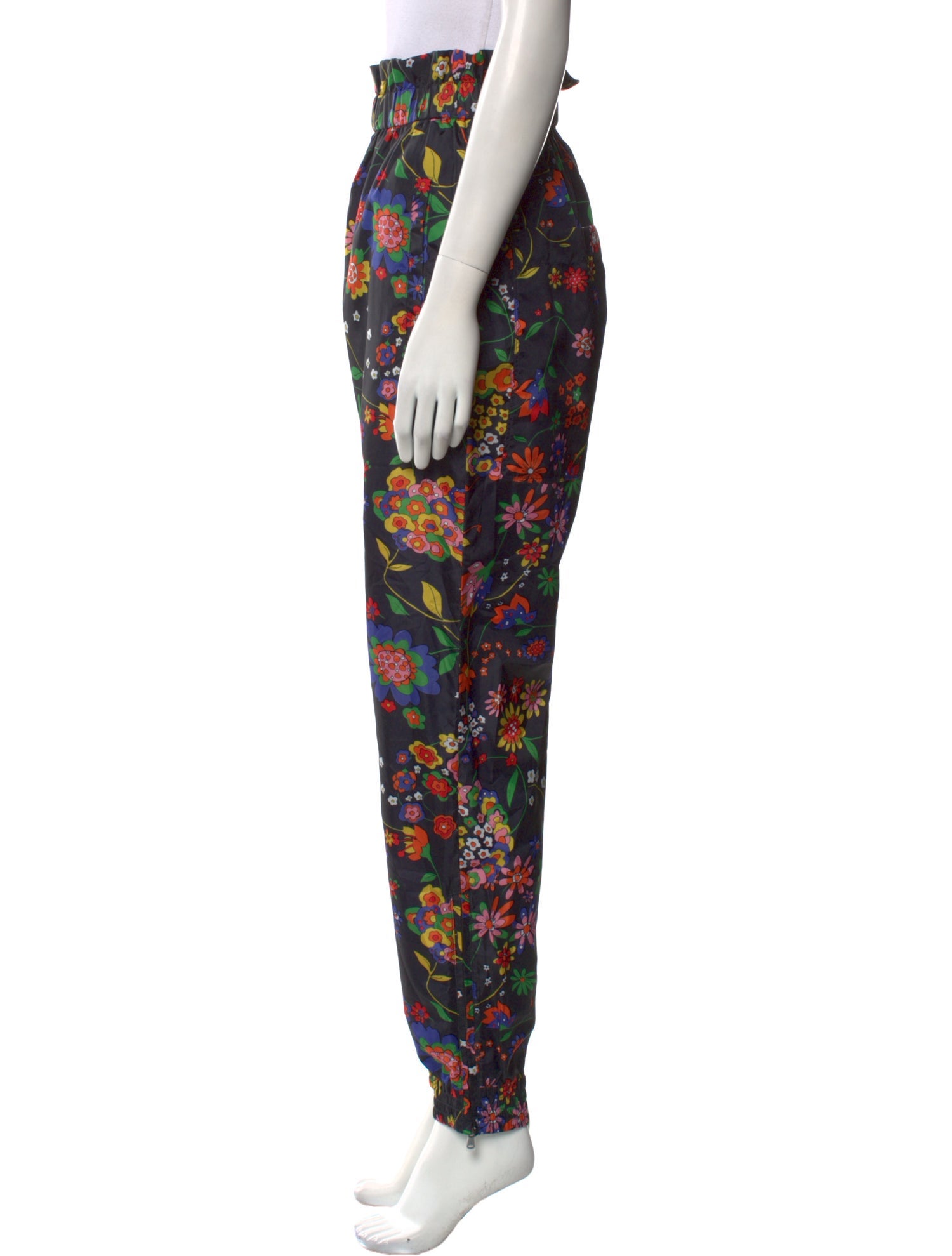 Tibi Floral Print Skinny Leg Pants w/ Tags