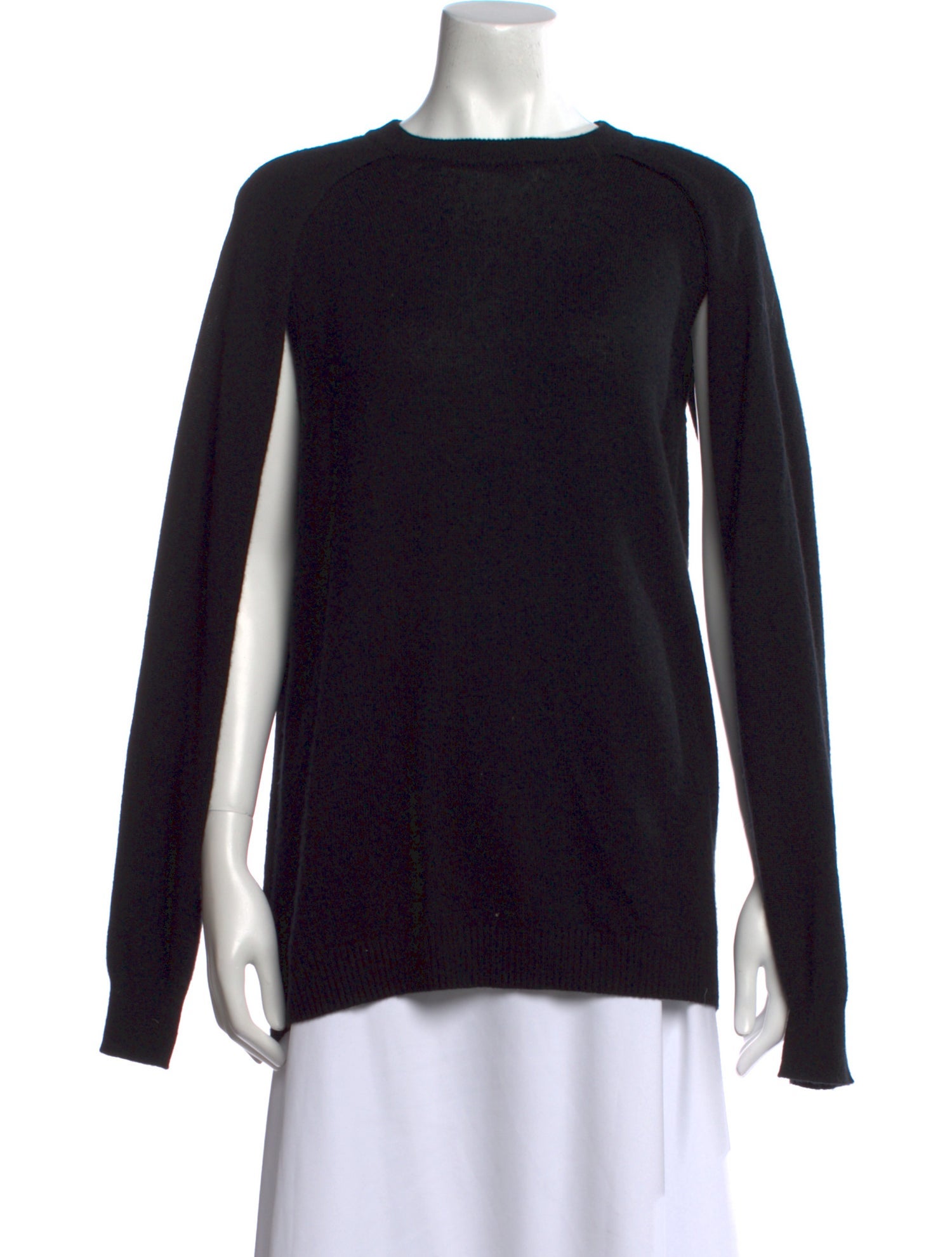 Tibi Cashmere Bateau Neckline Sweater