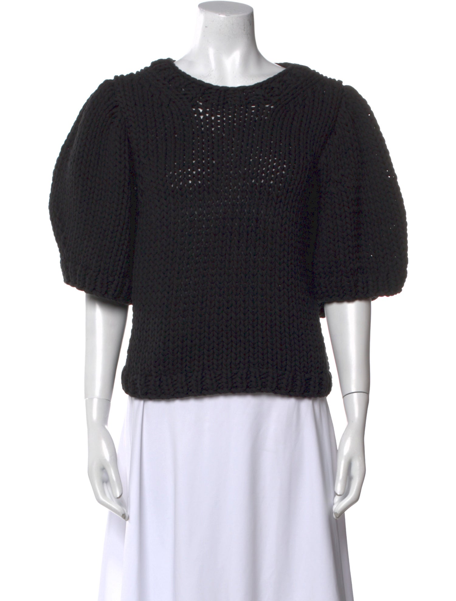 Tibi Scoop Neck Sweater