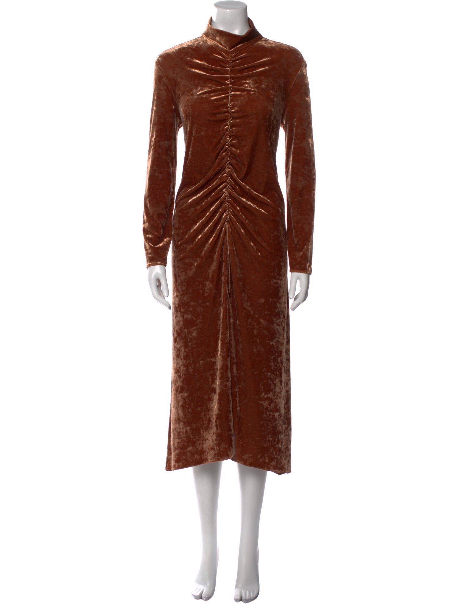 Tibi Turtleneck Long Dress