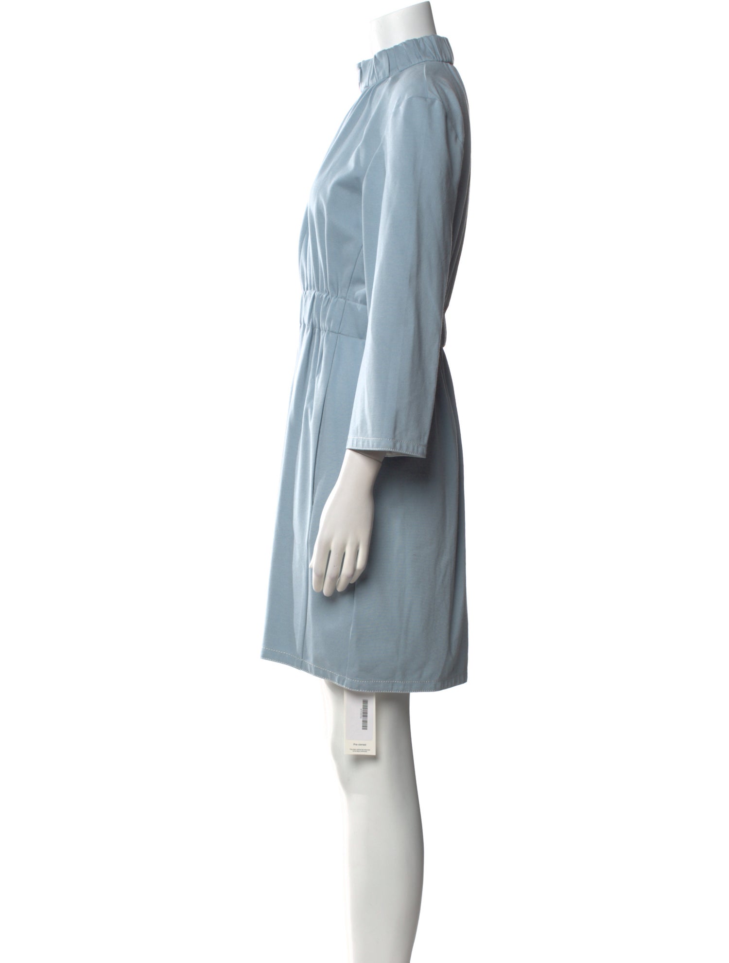 Tibi Mock Neck Mini Dress