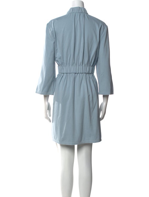 Tibi Mock Neck Mini Dress