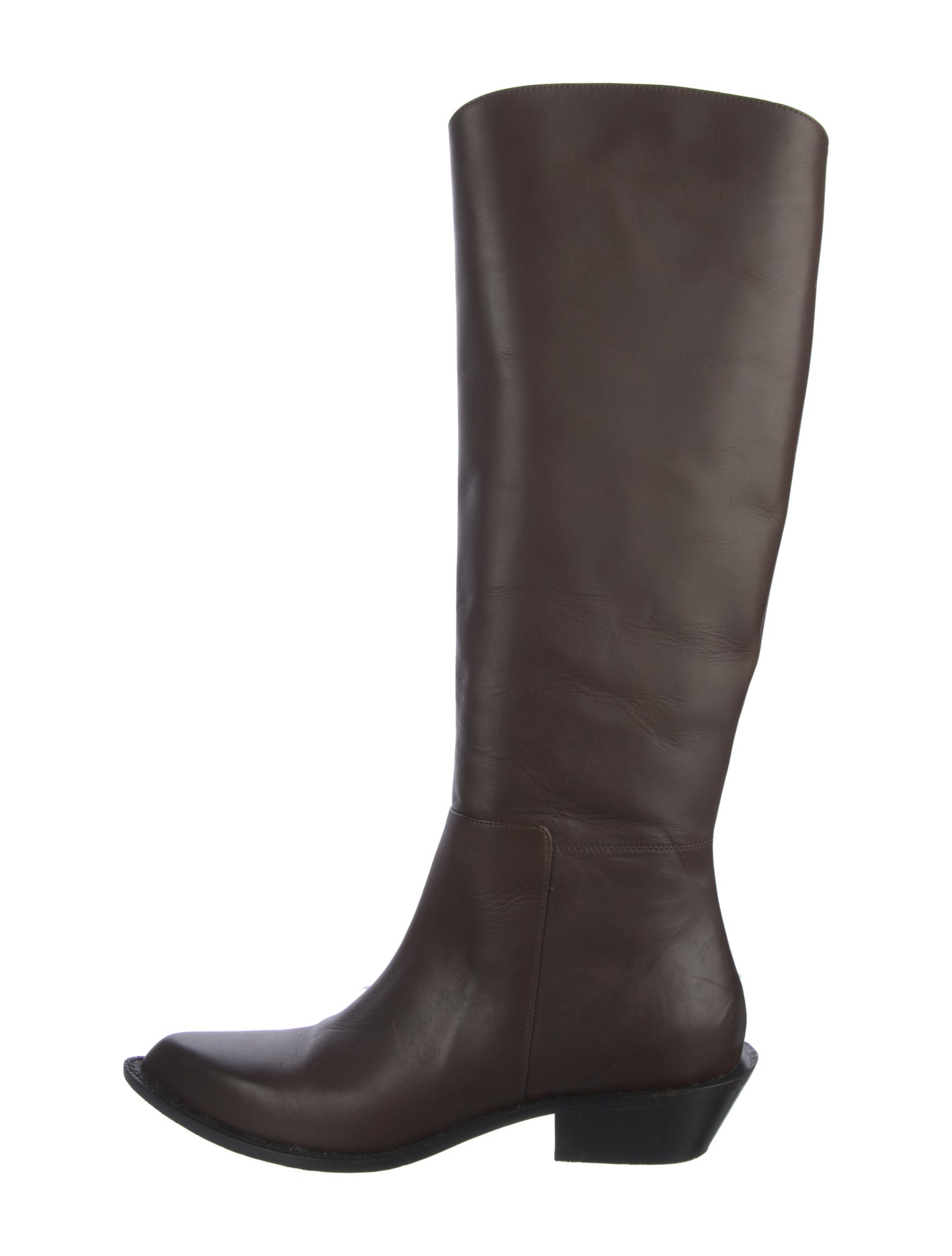 Tibi Leather Riding Boots