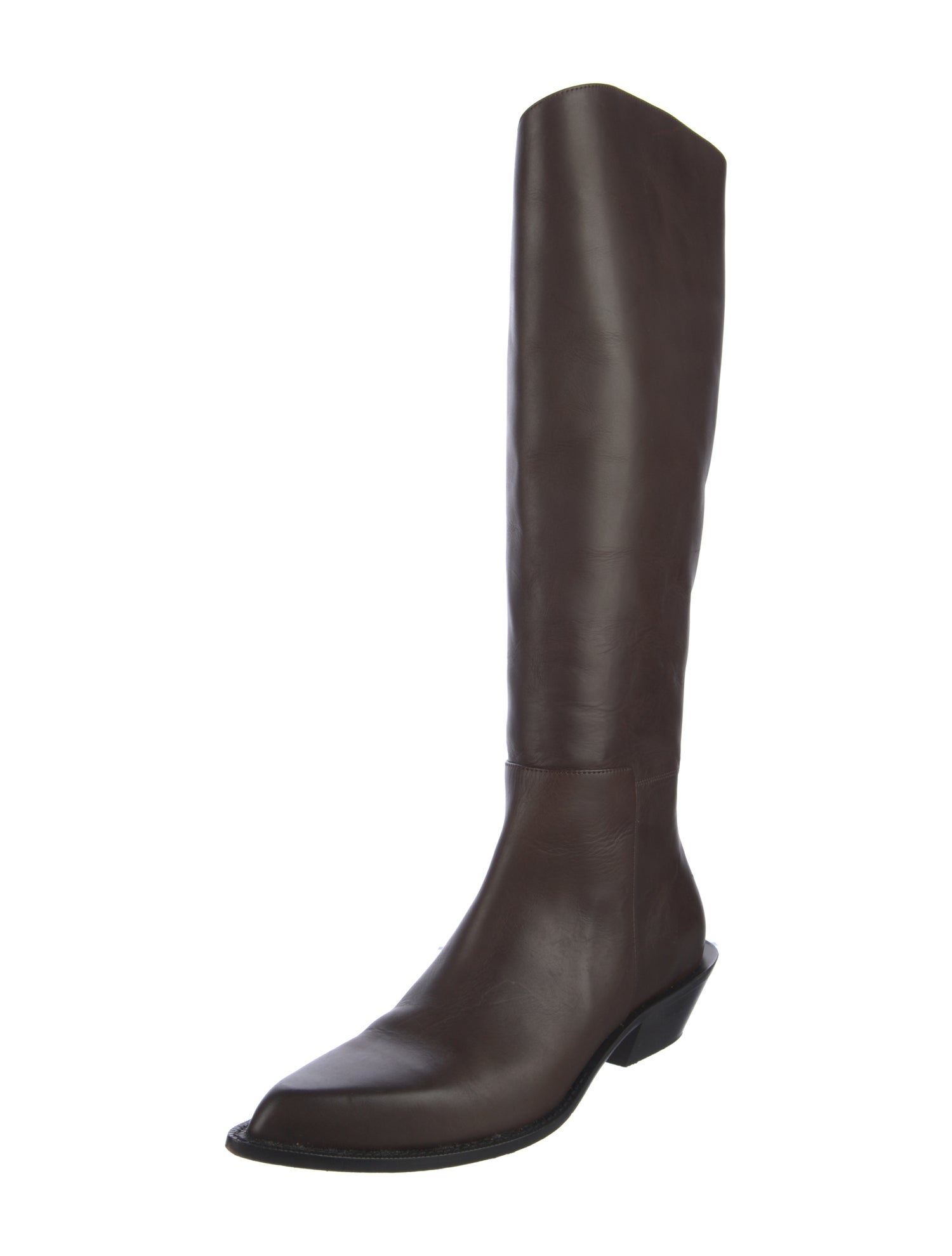 Tibi Leather Riding Boots