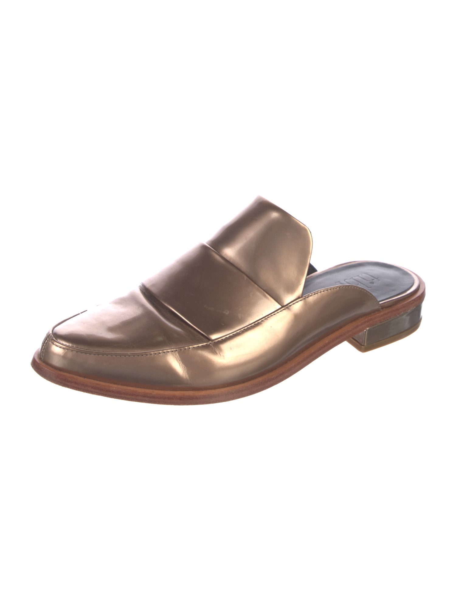 Tibi Patent Leather Mules