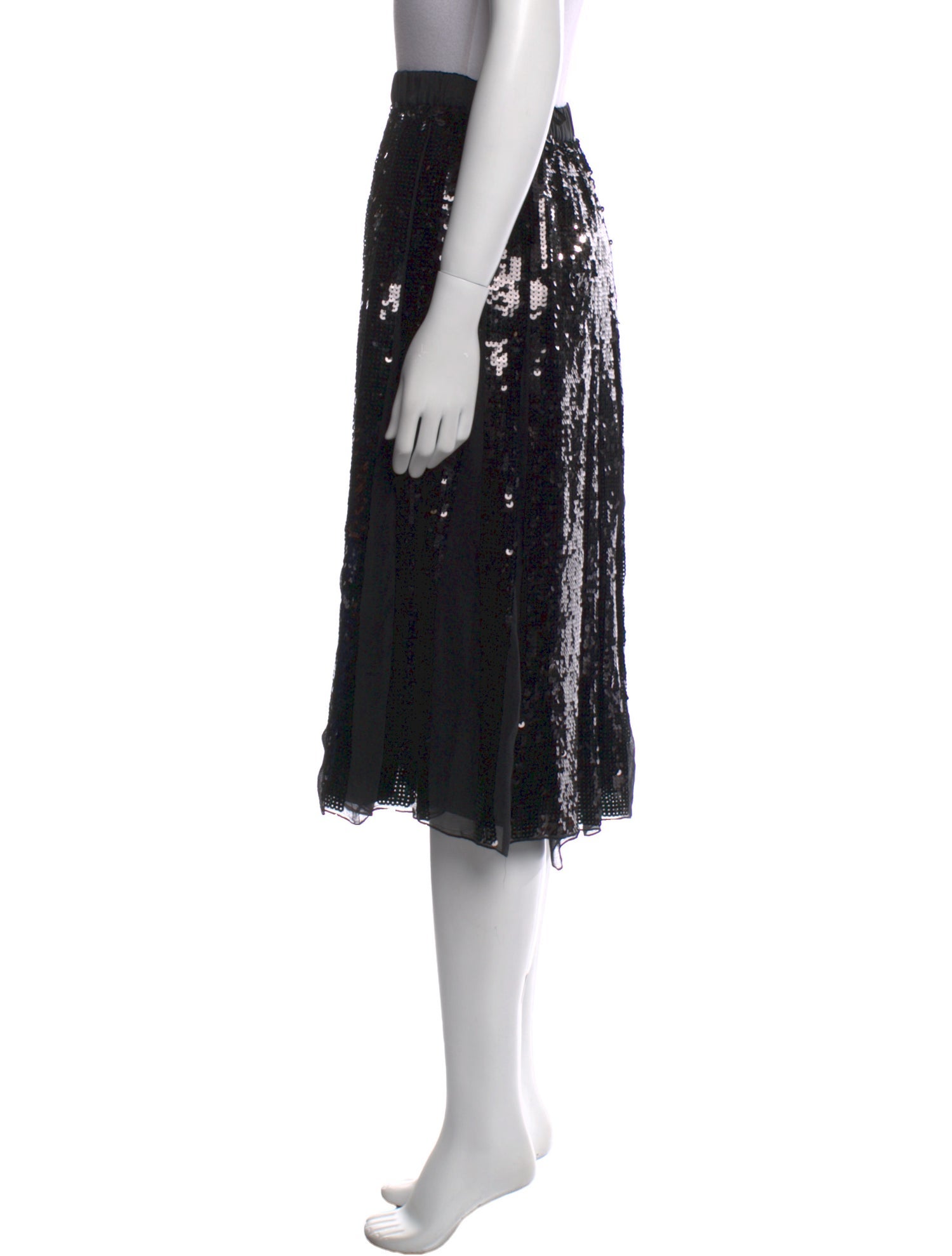 Tibi Sequin Embellishments Knee-Length Skirt