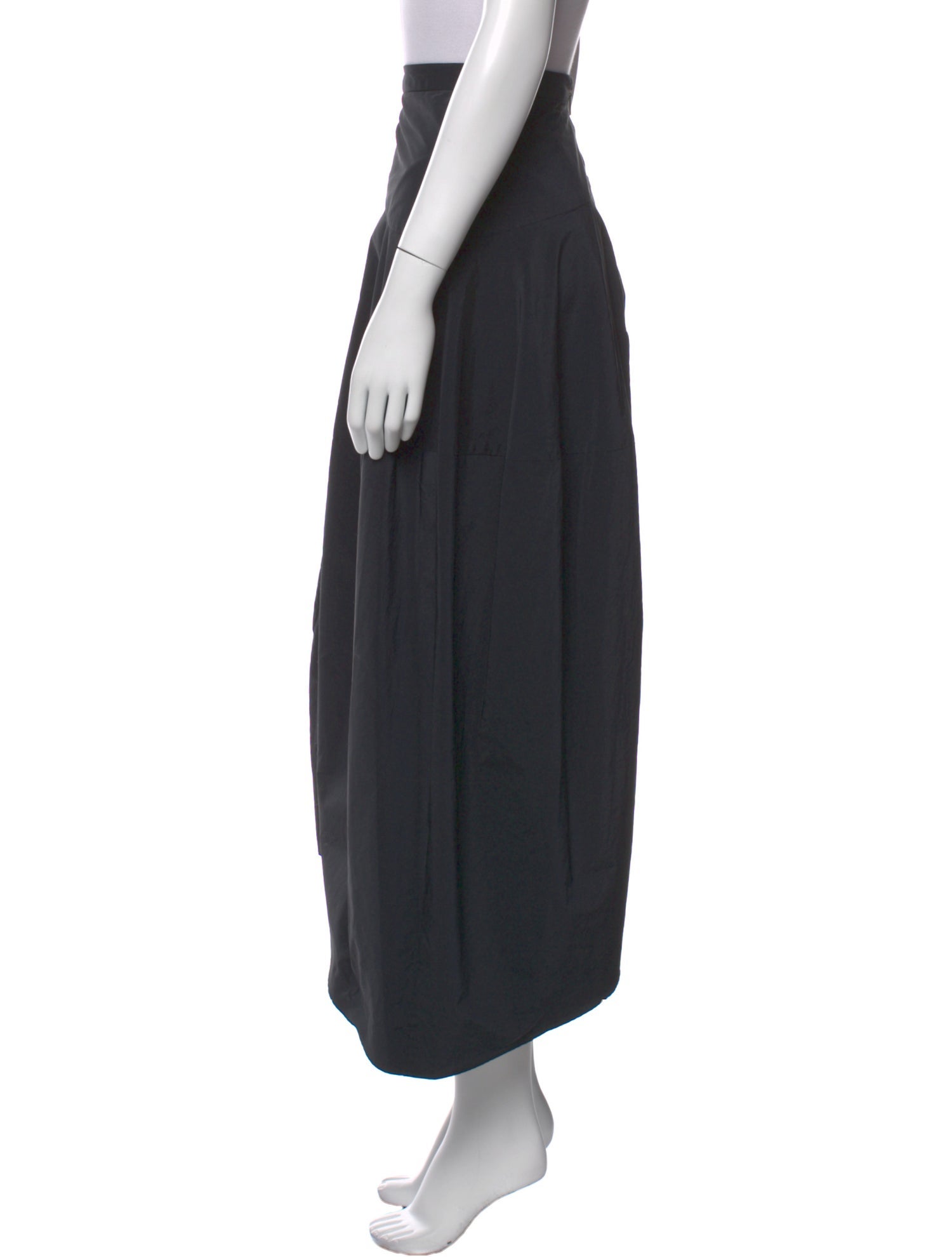 Tibi Pleated Accents Long Skirt