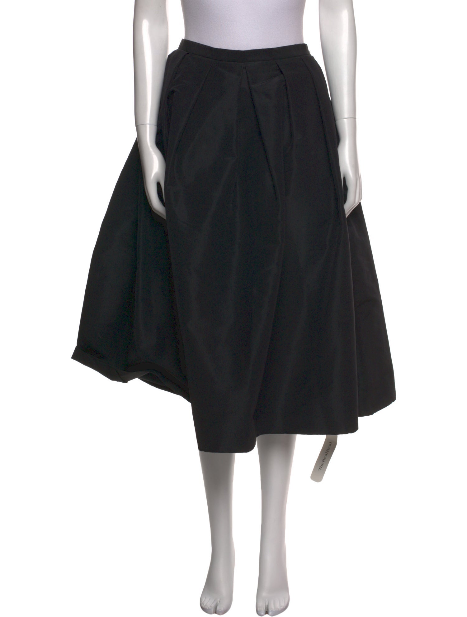 Tibi Pleated Accents Midi Length Skirt