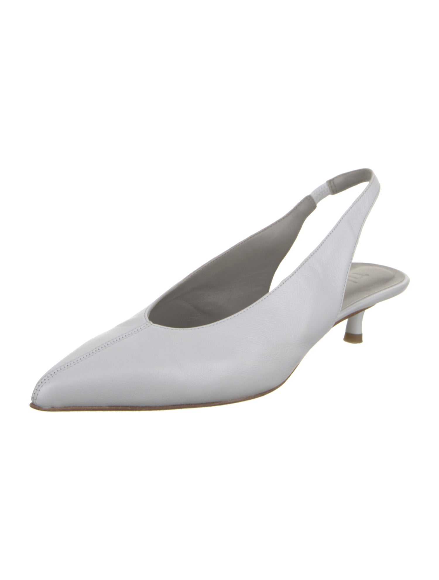 Tibi Leather Slingback Pumps