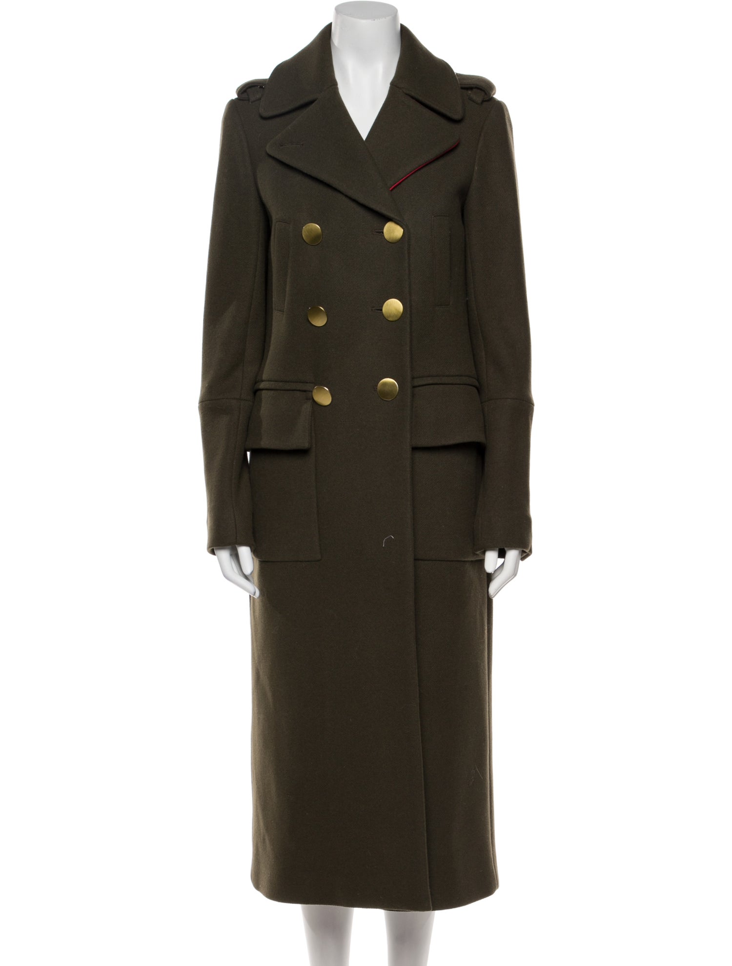 Tibi Virgin Wool Trench Coat