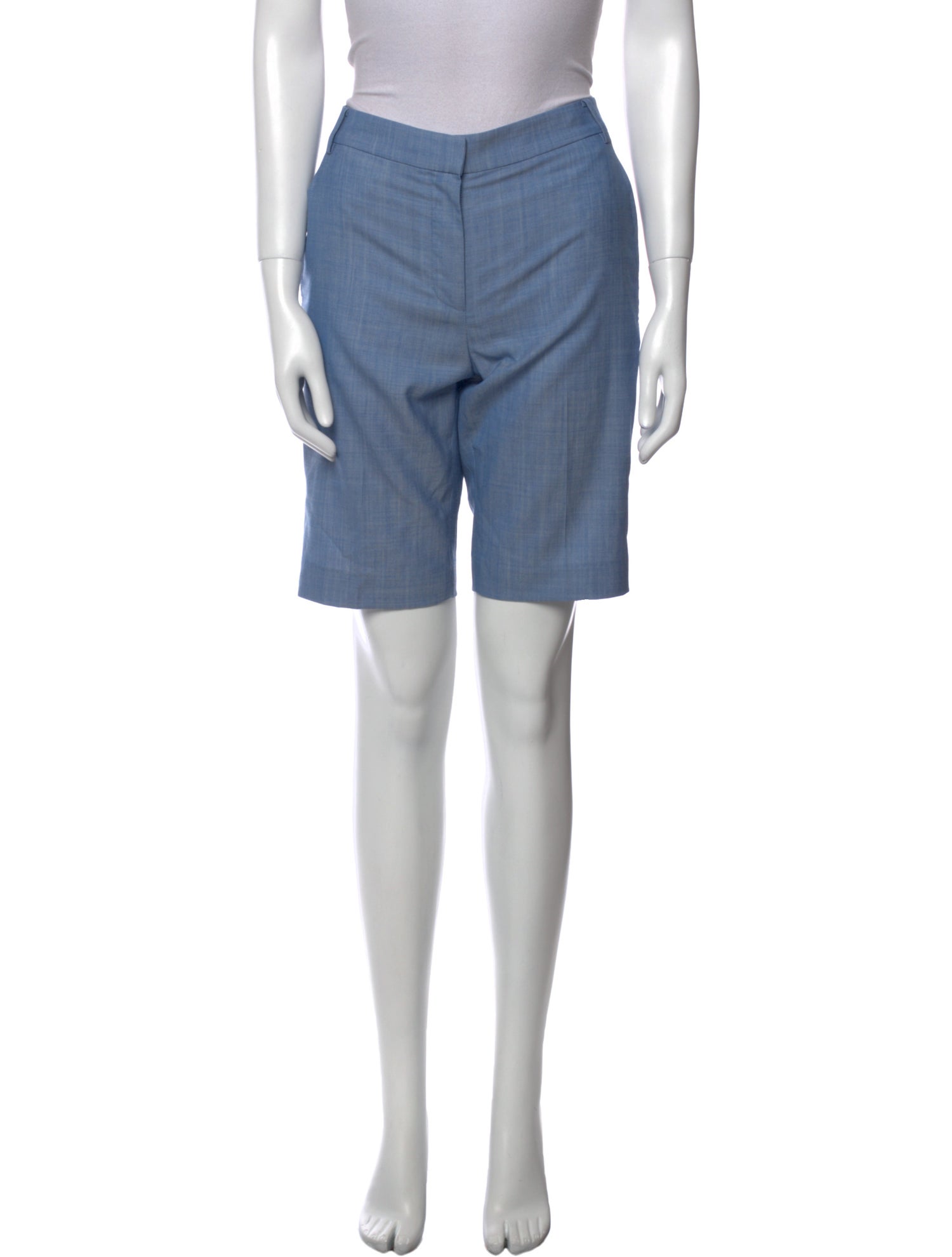 Tibi Virgin Wool Knee-Length Shorts