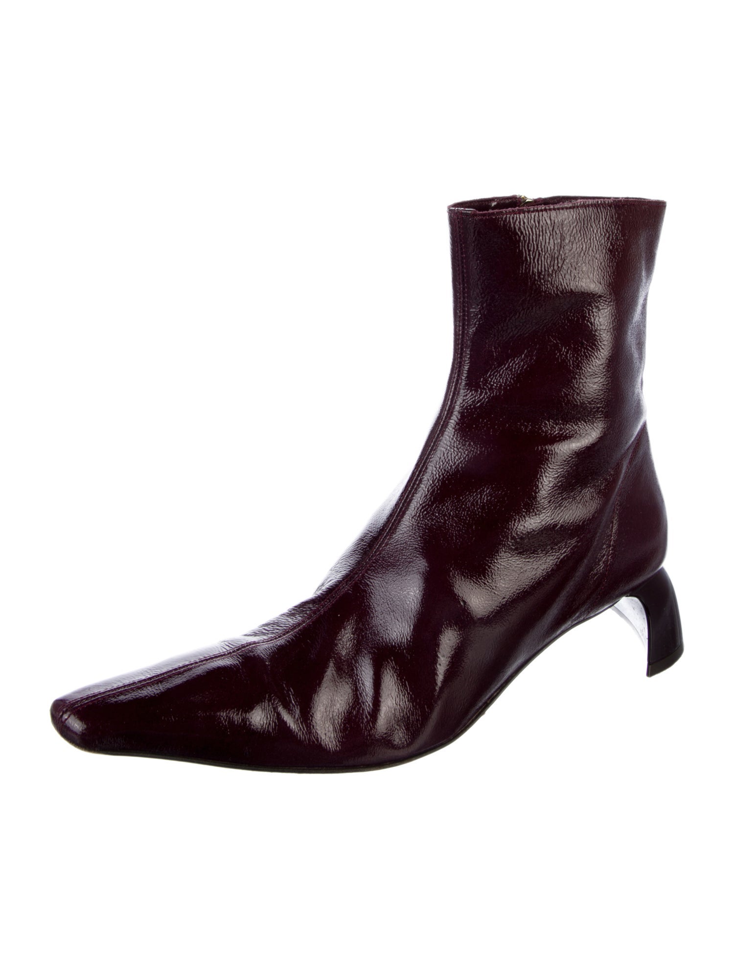 Tibi Patent Leather Boots
