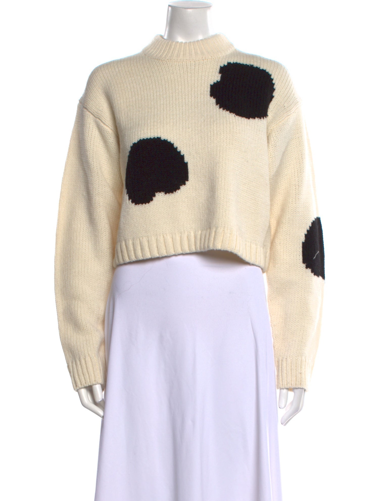 Tibi Wool Printed Sweater