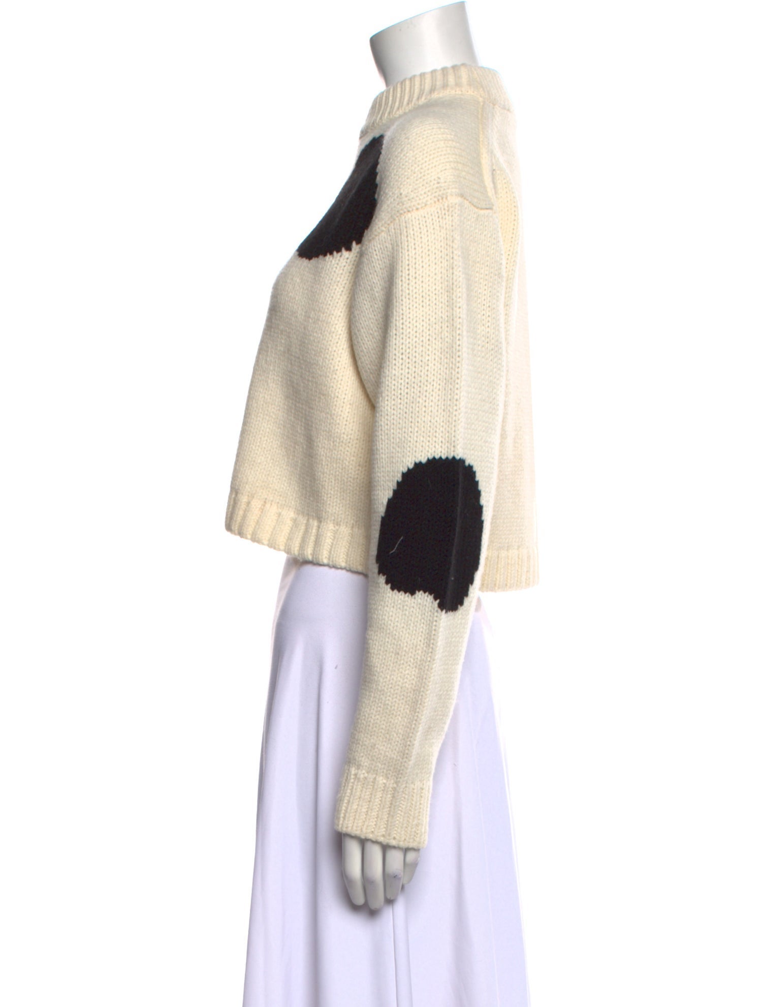 Tibi Wool Printed Sweater