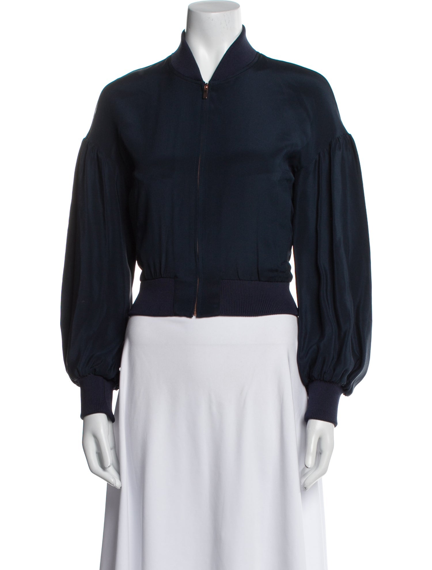 Tibi Silk Bomber Jacket