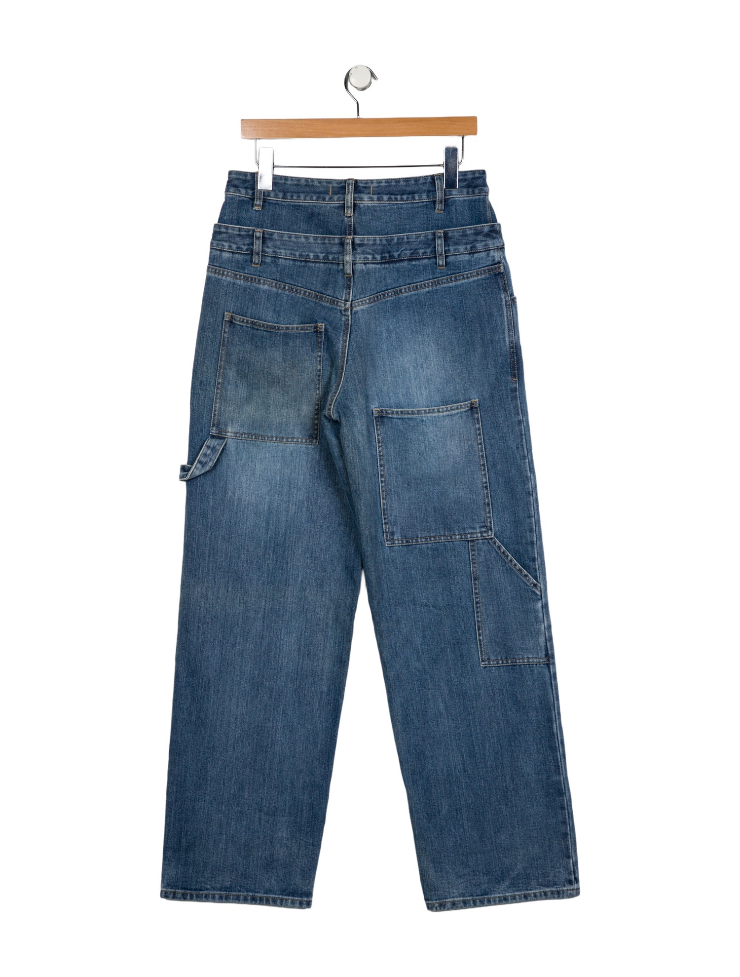 Tibi High-Rise Wide Leg Jeans