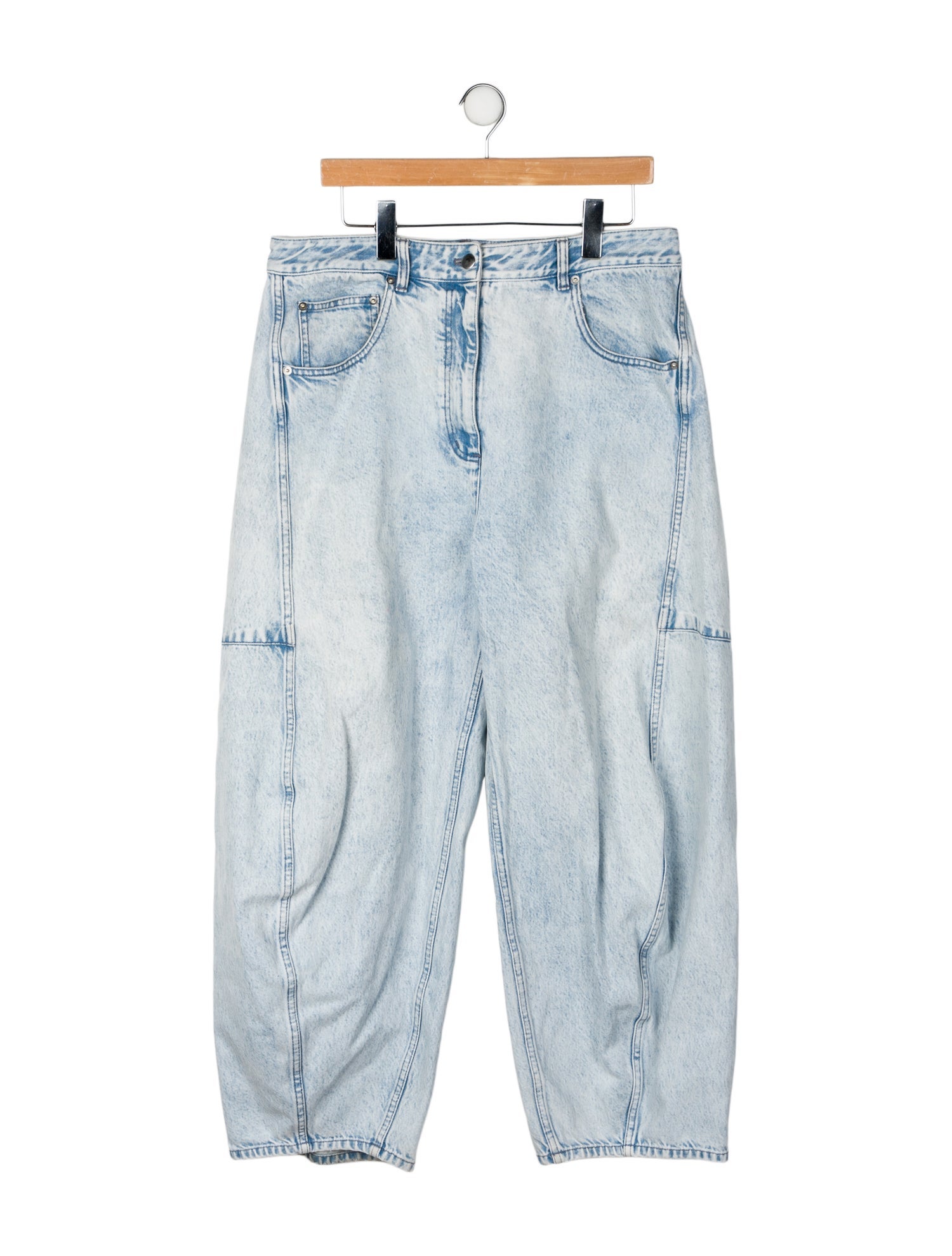 Tibi High-Rise Wide Leg Jeans