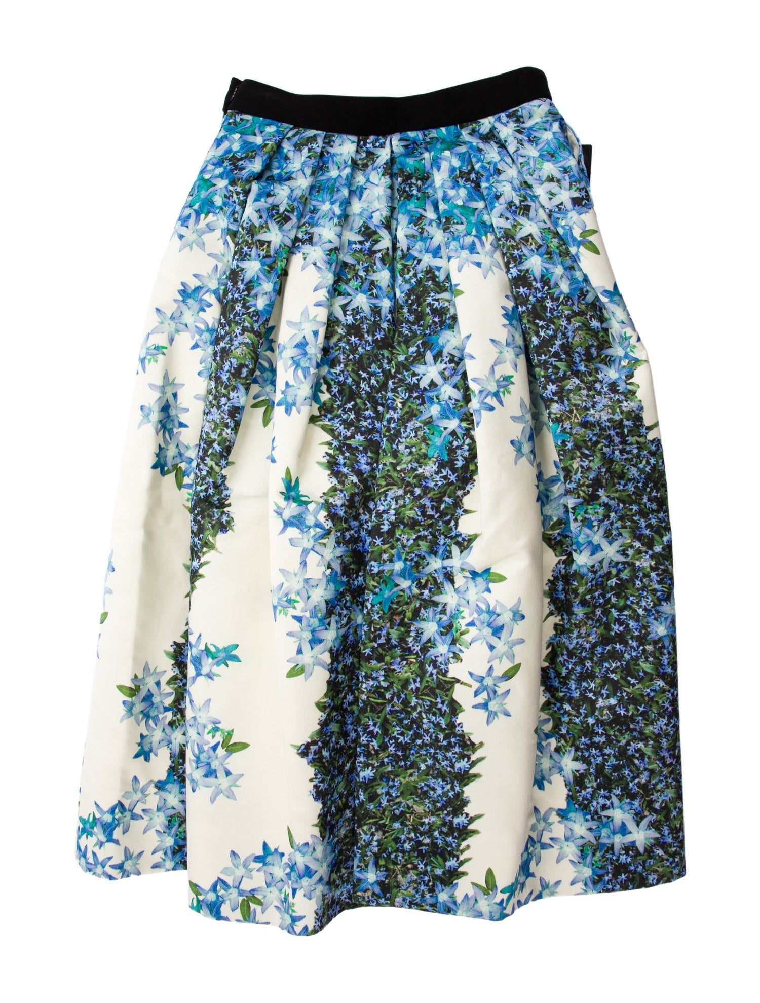 Tibi Silk Midi Length Skirt