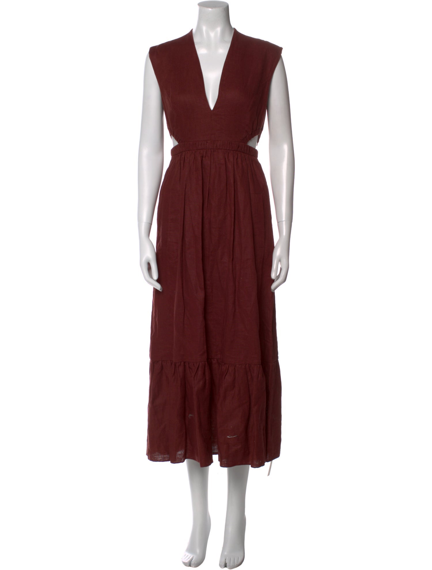 Tibi Linen Long Dress