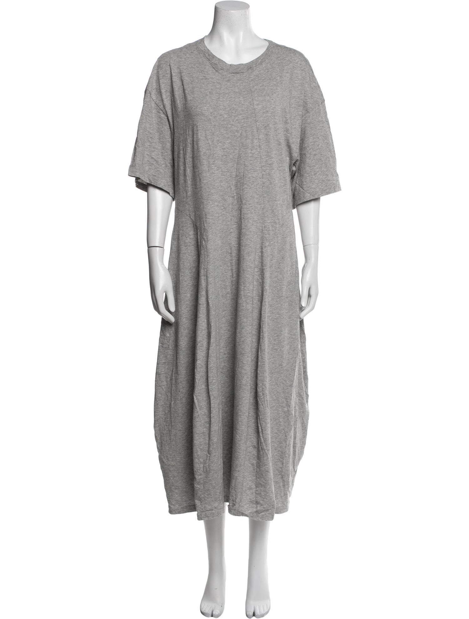 Tibi Crew Neck Long Dress