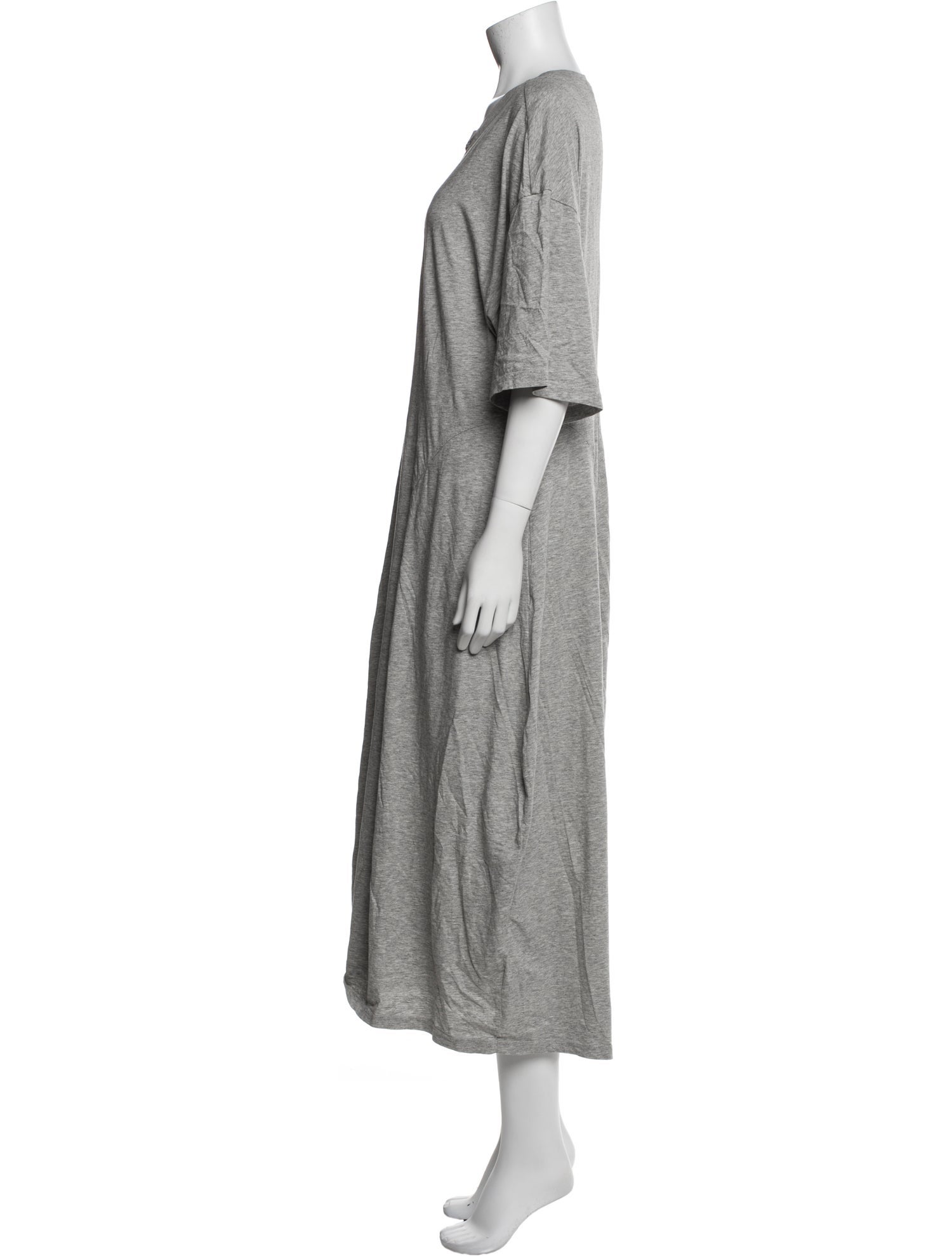 Tibi Crew Neck Long Dress