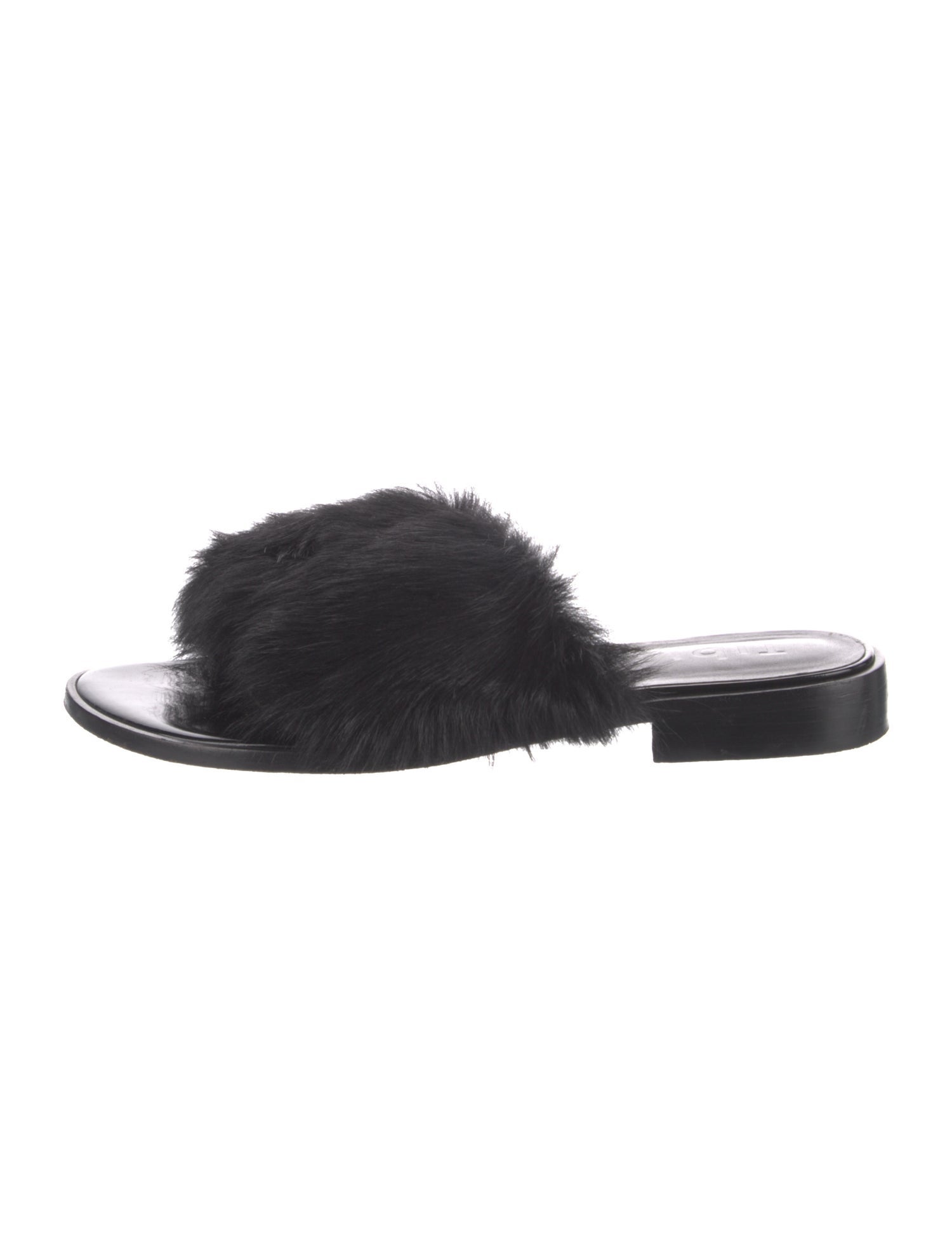 Tibi Leather Slides