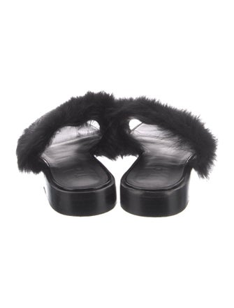 Tibi Leather Slides