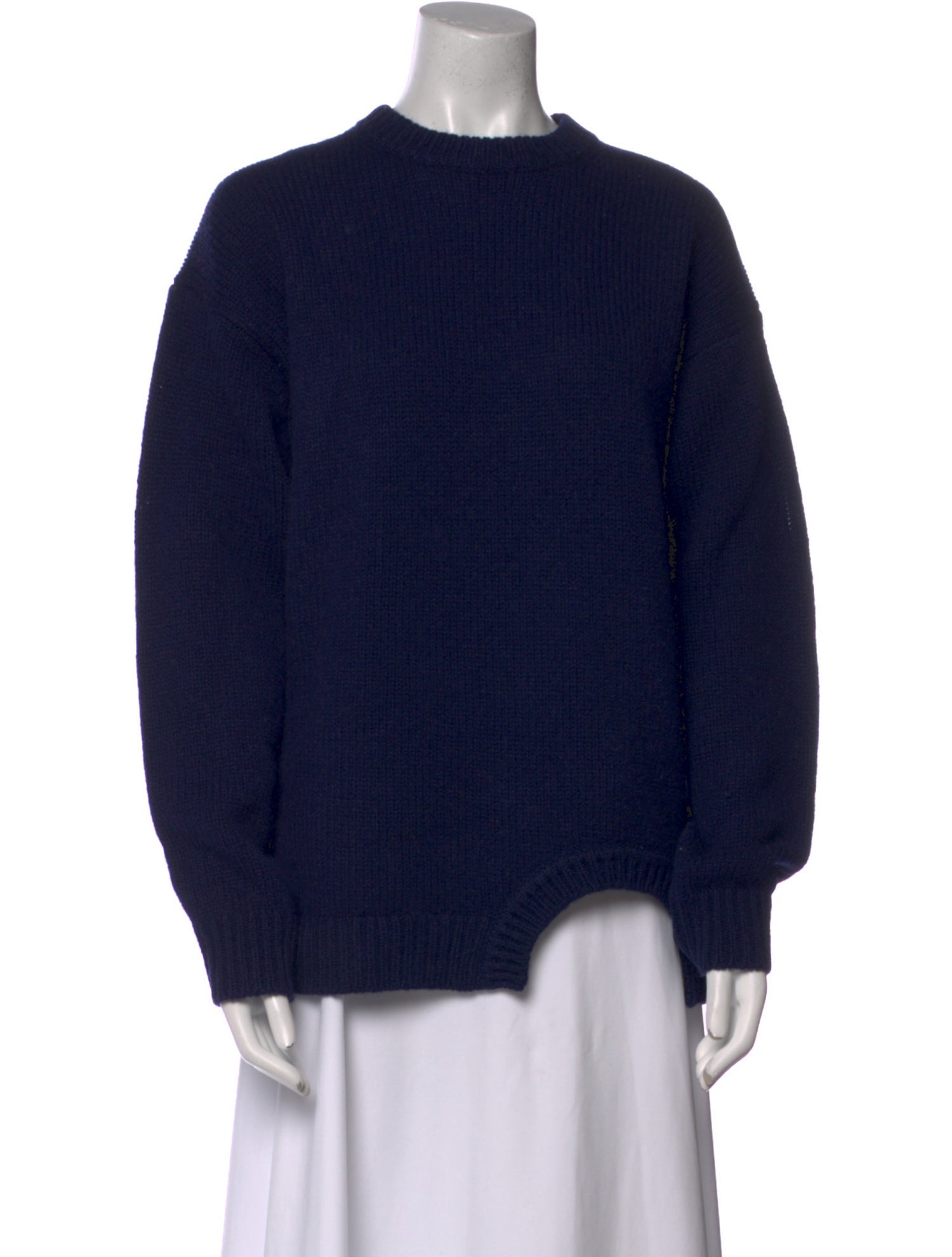 Tibi Wool Mock Neck Sweater