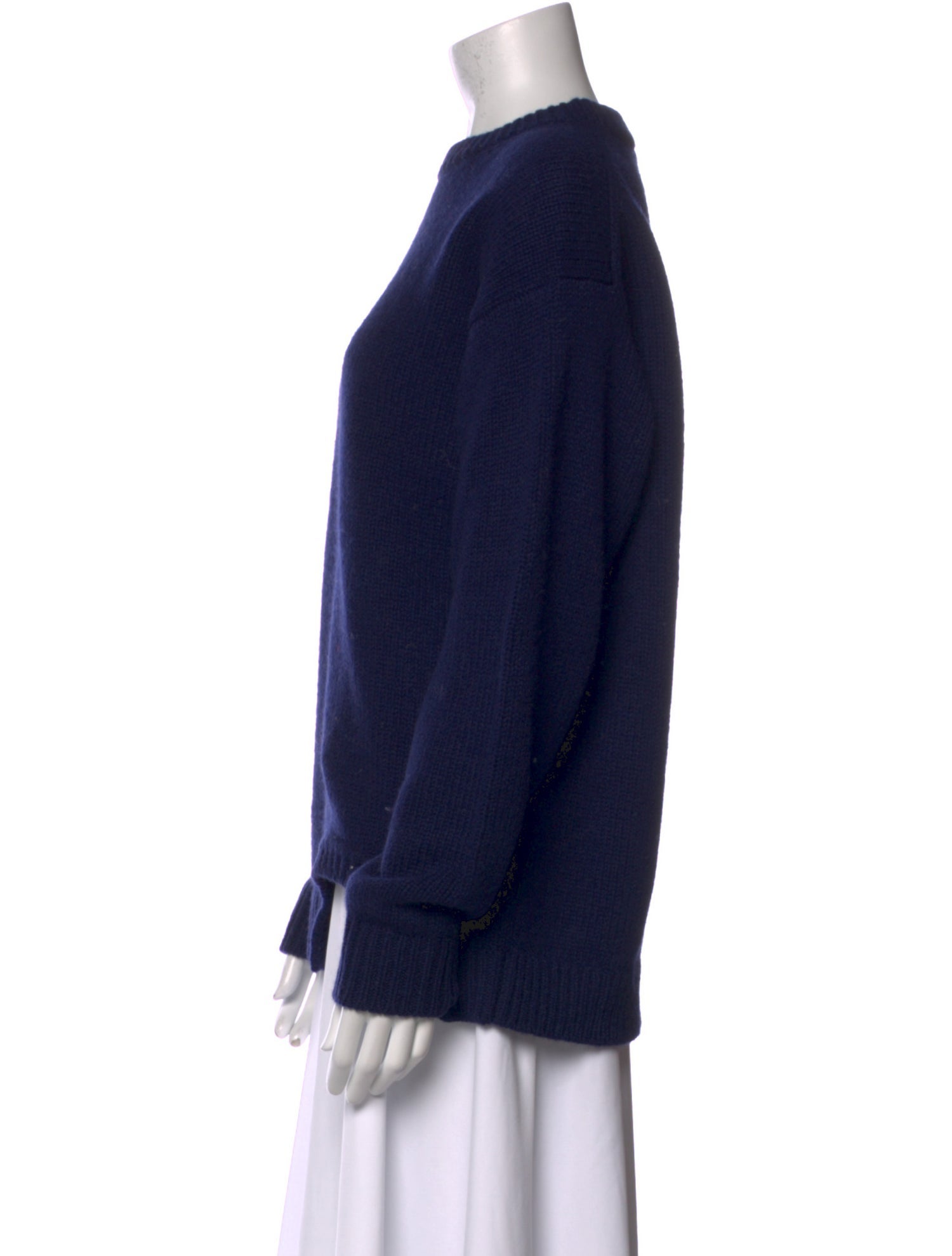 Tibi Wool Mock Neck Sweater